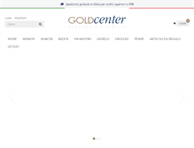 Tablet Screenshot of goldcentergioielleria.com